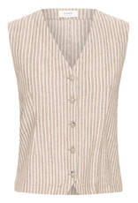 b.young b.young - Falakka Waistcoat (Rainy Day Stripe)