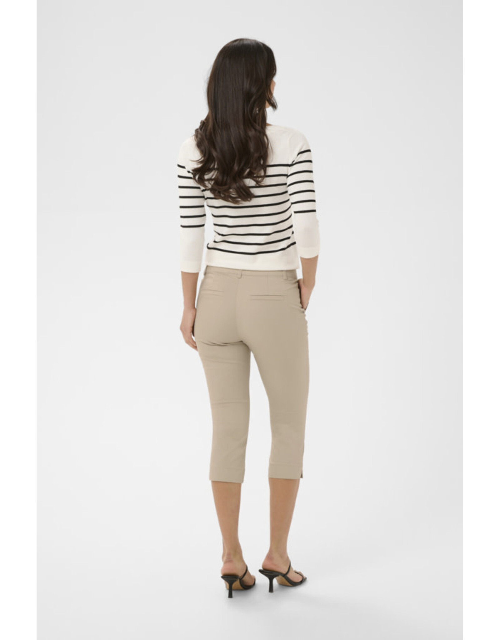 Kaffe Kaffe - Lea Cropped Pants (Feather Grey)