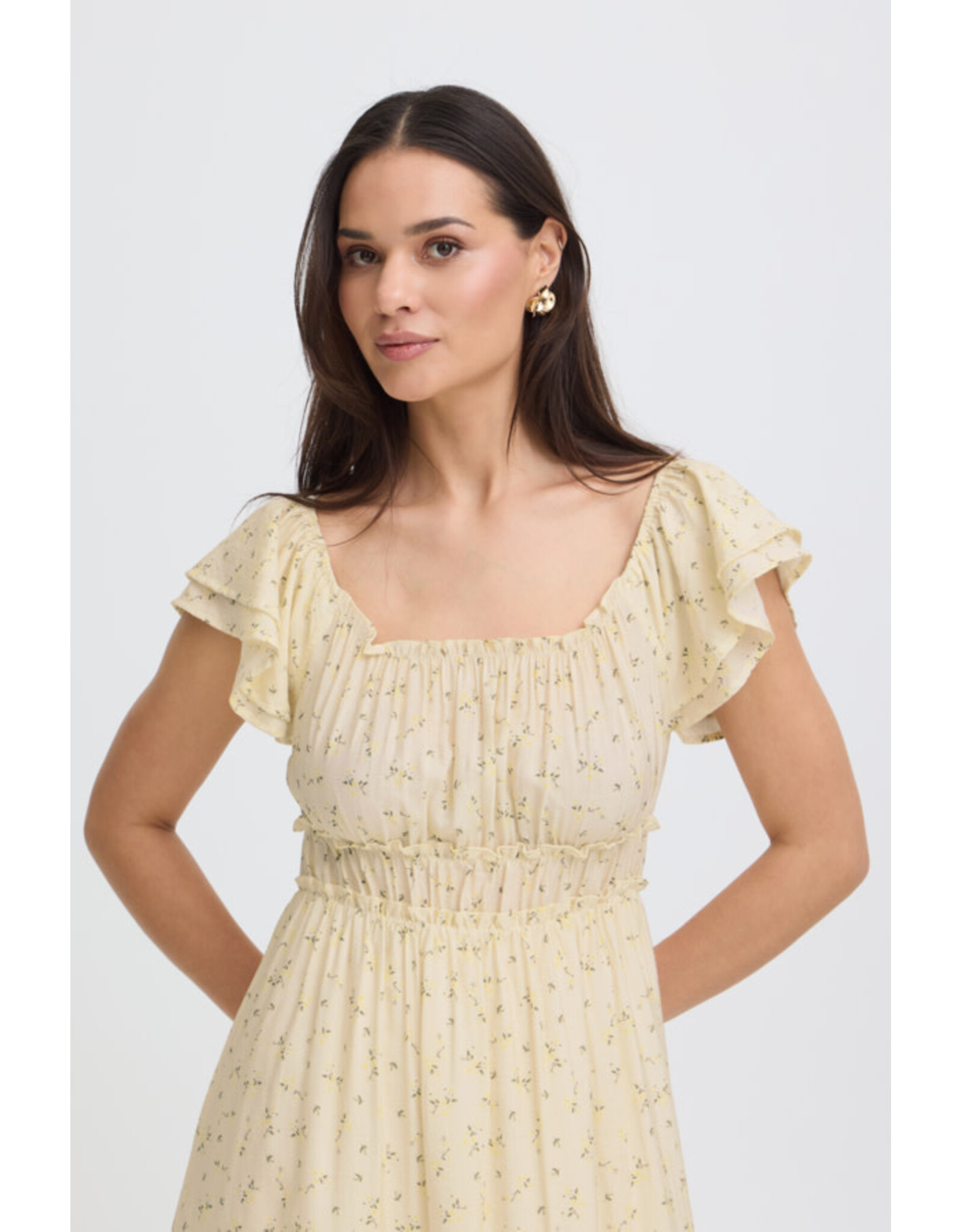 b.young b.young - Heloise Dress (Yellow Floral)
