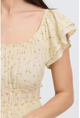 b.young b.young - Heloise Dress (Yellow Floral)