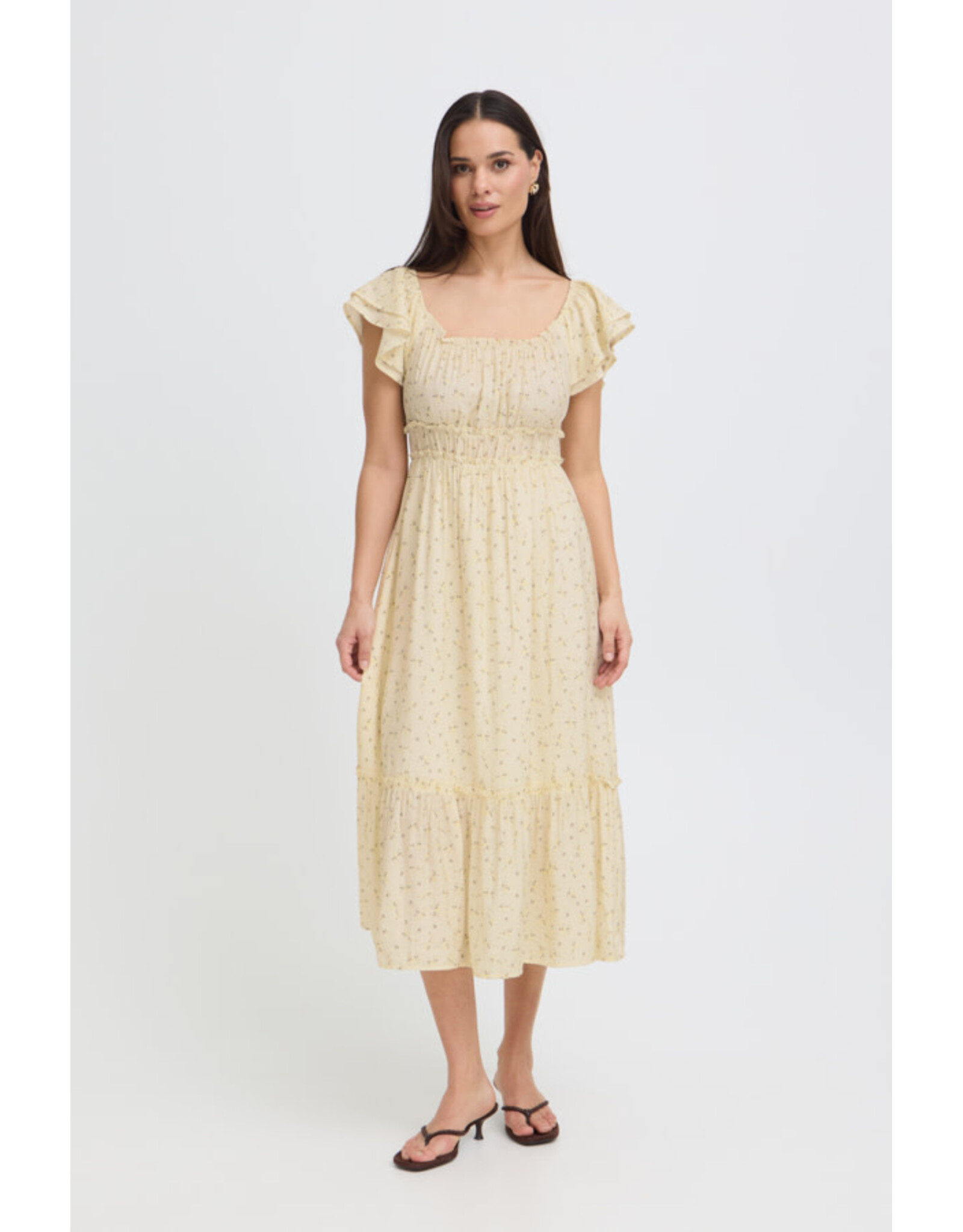 b.young b.young - Heloise Dress (Yellow Floral)