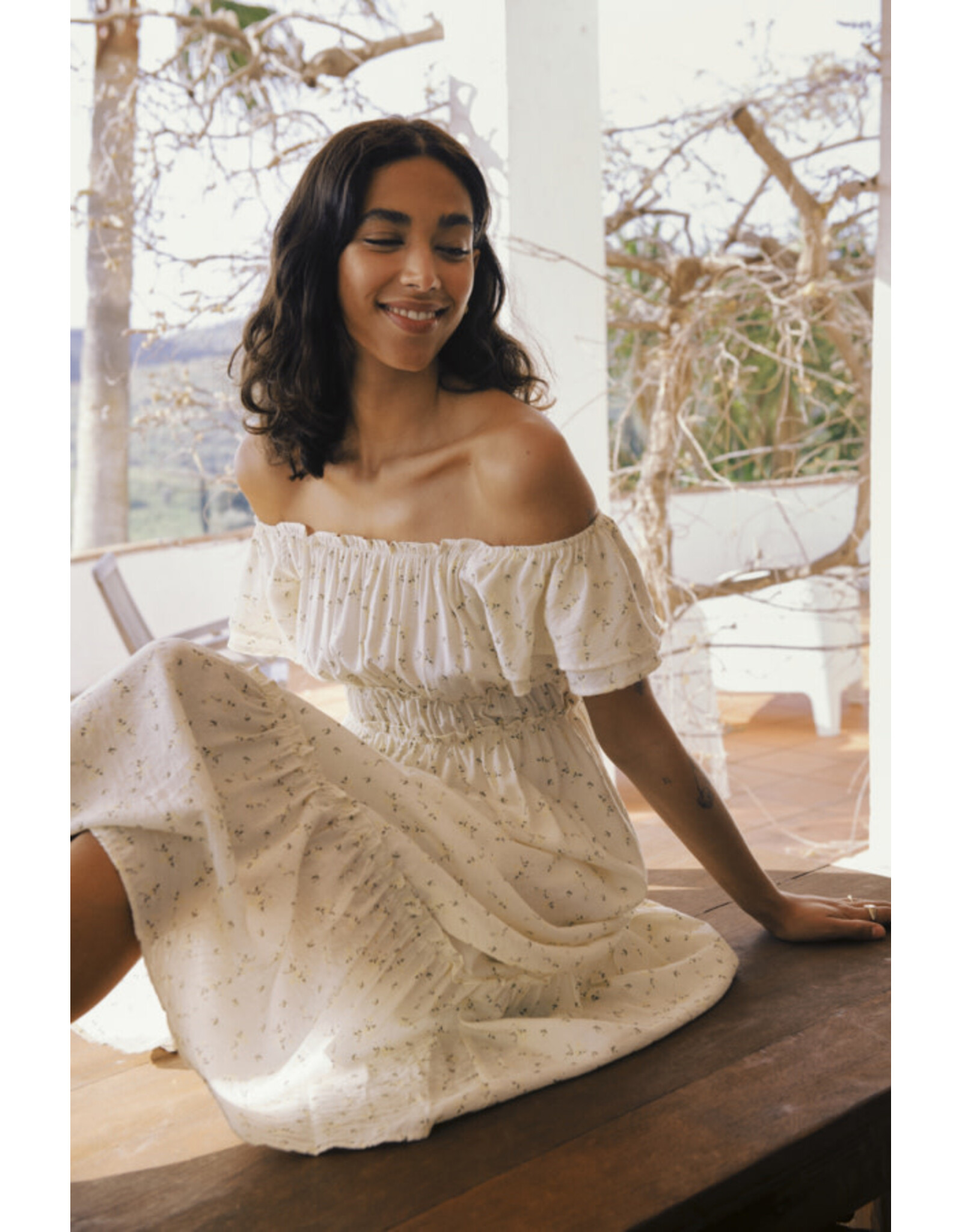 b.young b.young - Heloise Dress (Yellow Floral)
