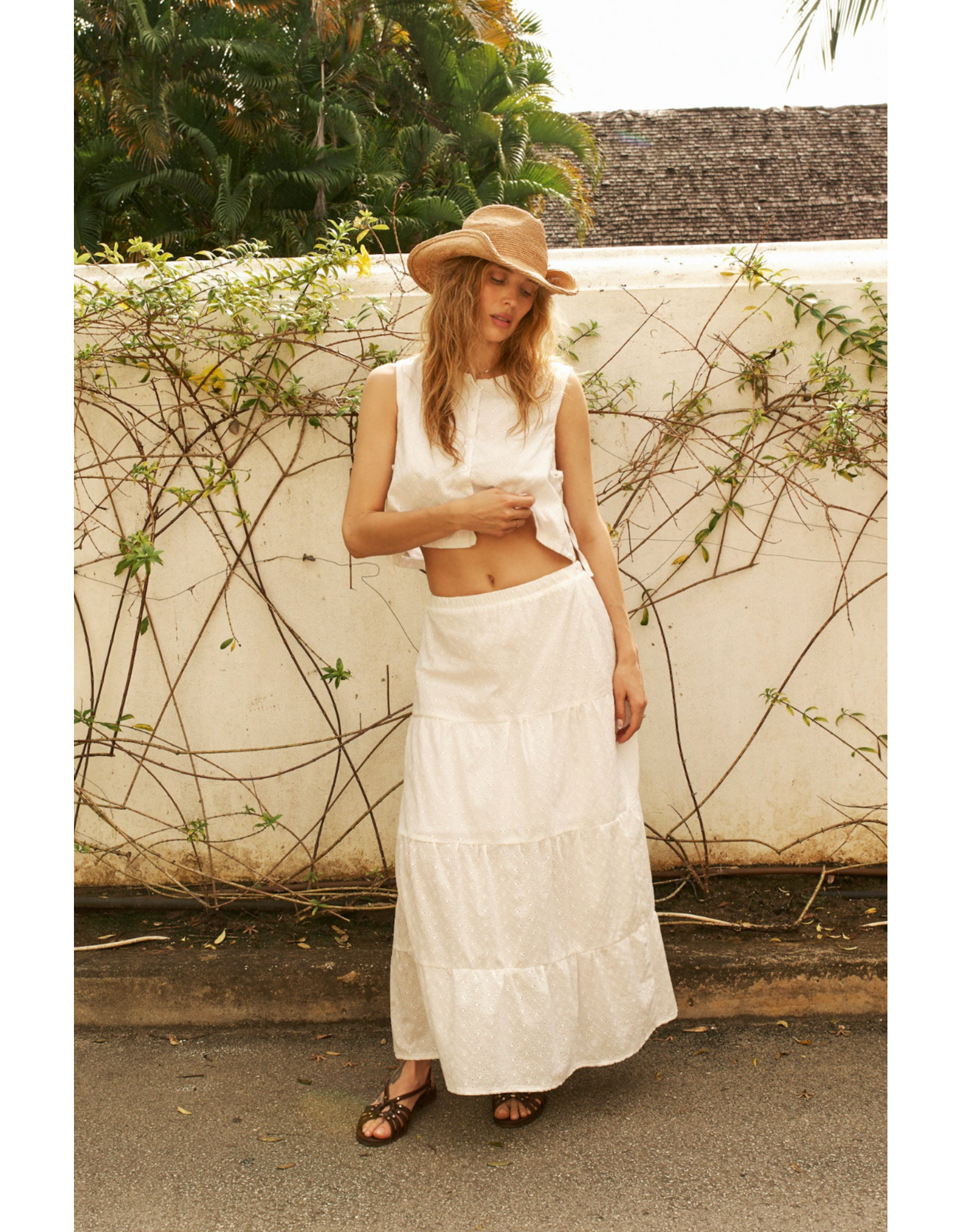 Dailystory Dailystory - Andrea Cotton Tank (White)