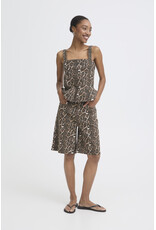 ICHI ICHI - Brokes Leopard Print Shorts