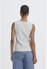 ICHI ICHI - Palma Sleeveless Button Front Top (Alloy)