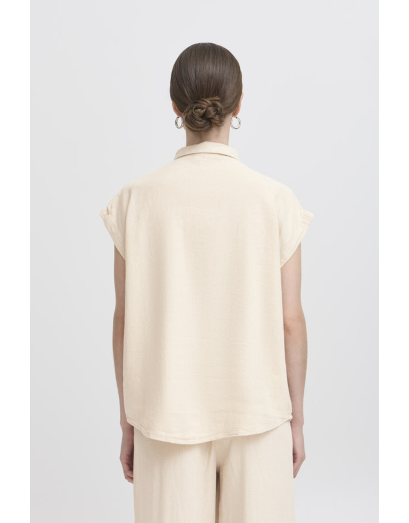 ICHI ICHI - Linno Blouse (Natural Ecru)