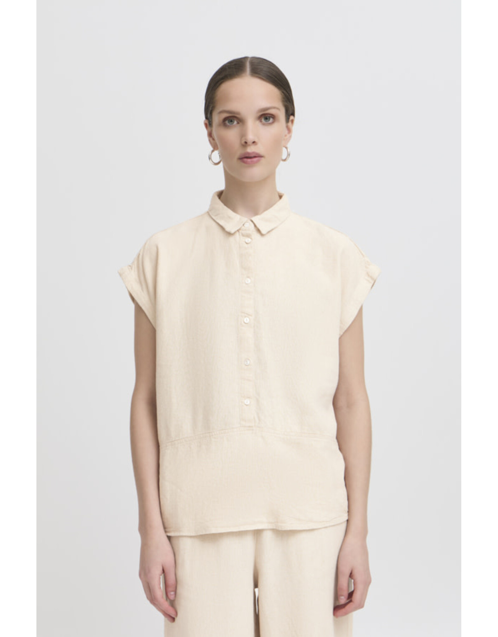 ICHI ICHI - Linno Blouse (Natural Ecru)
