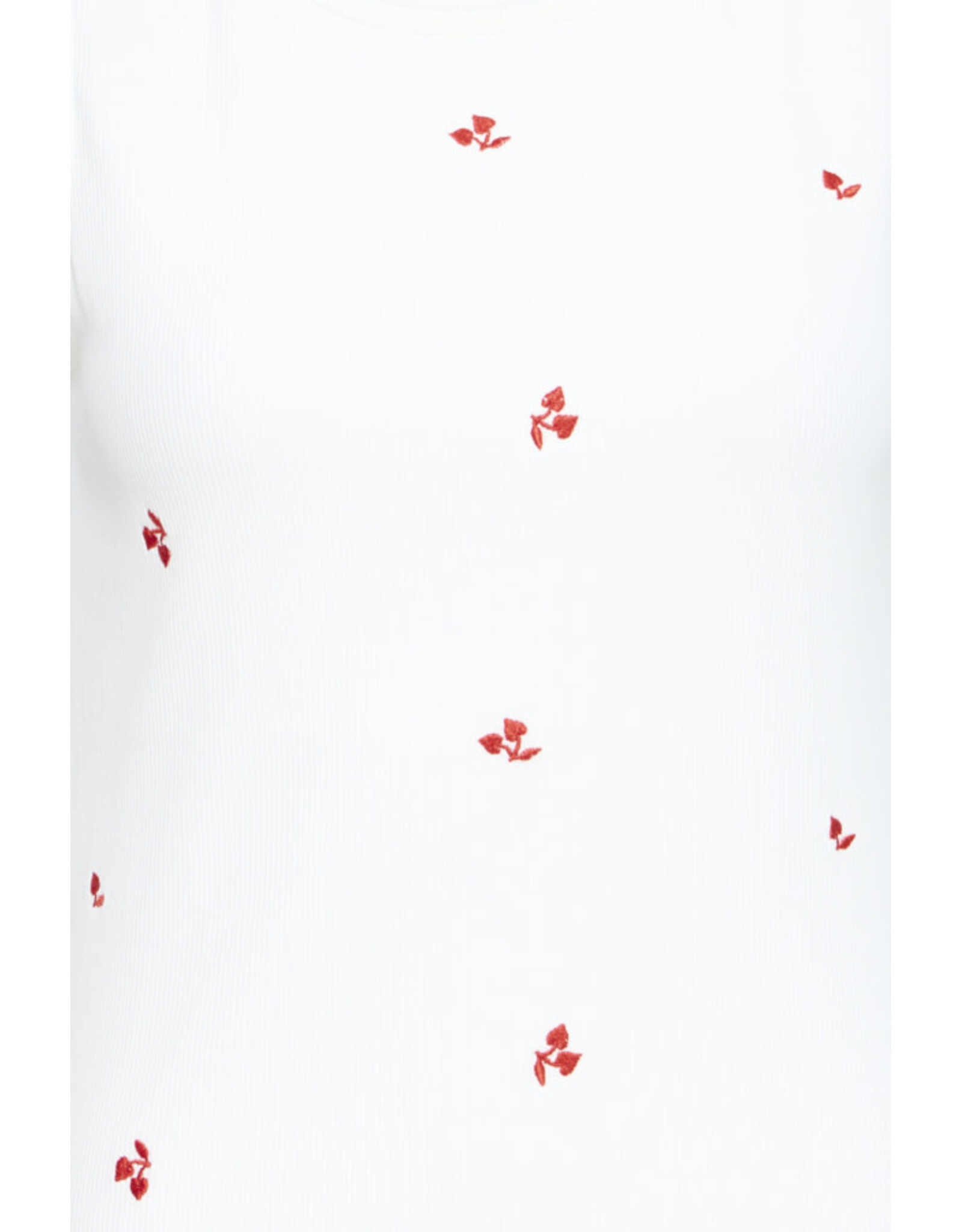 ICHI ICHI - Palma Sleeveless Top (Cloud Dancer / Red)