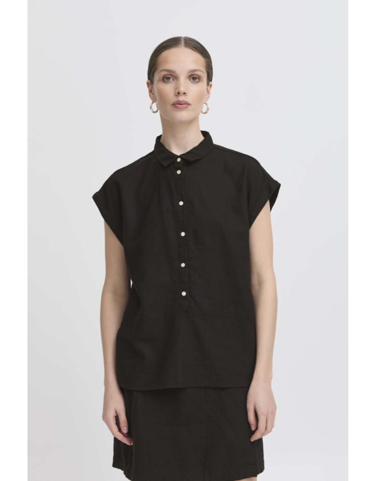 ICHI ICHI - Linno Blouse (Black)