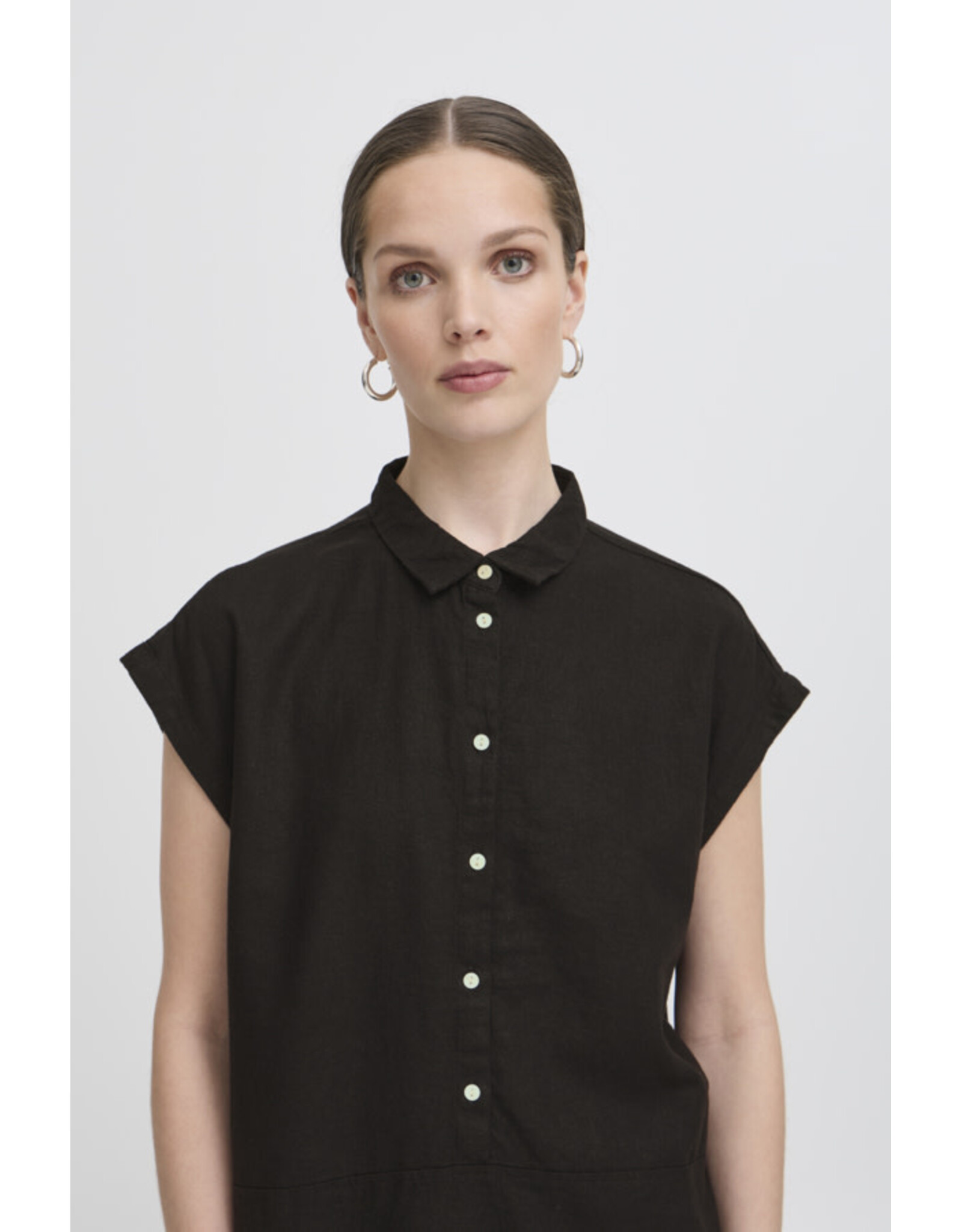 ICHI ICHI - Linno Blouse (Black)