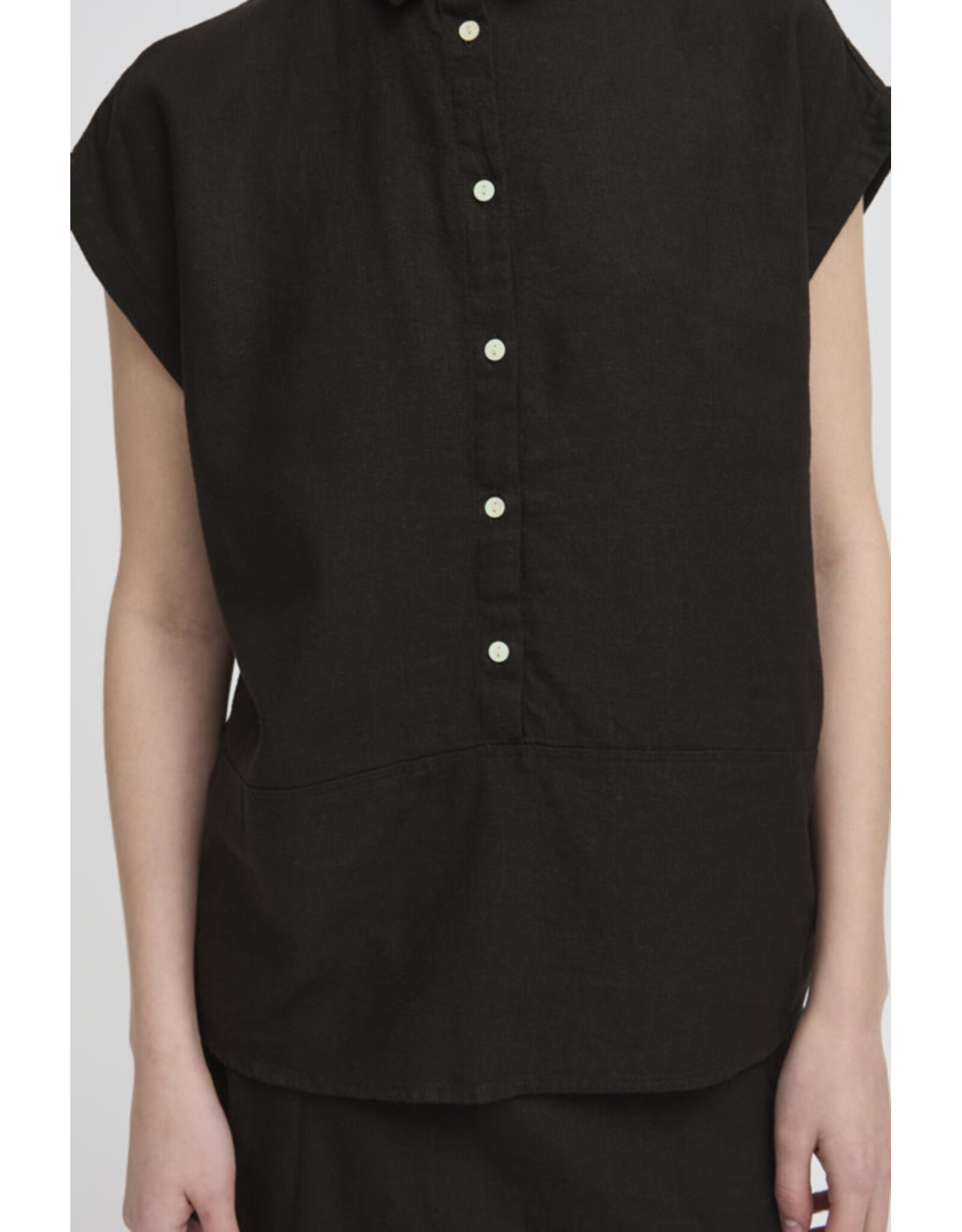 ICHI ICHI - Linno Blouse (Black)