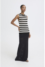 ICHI ICHI - Tuesday Sleeveless Top (Black / White Stripe)