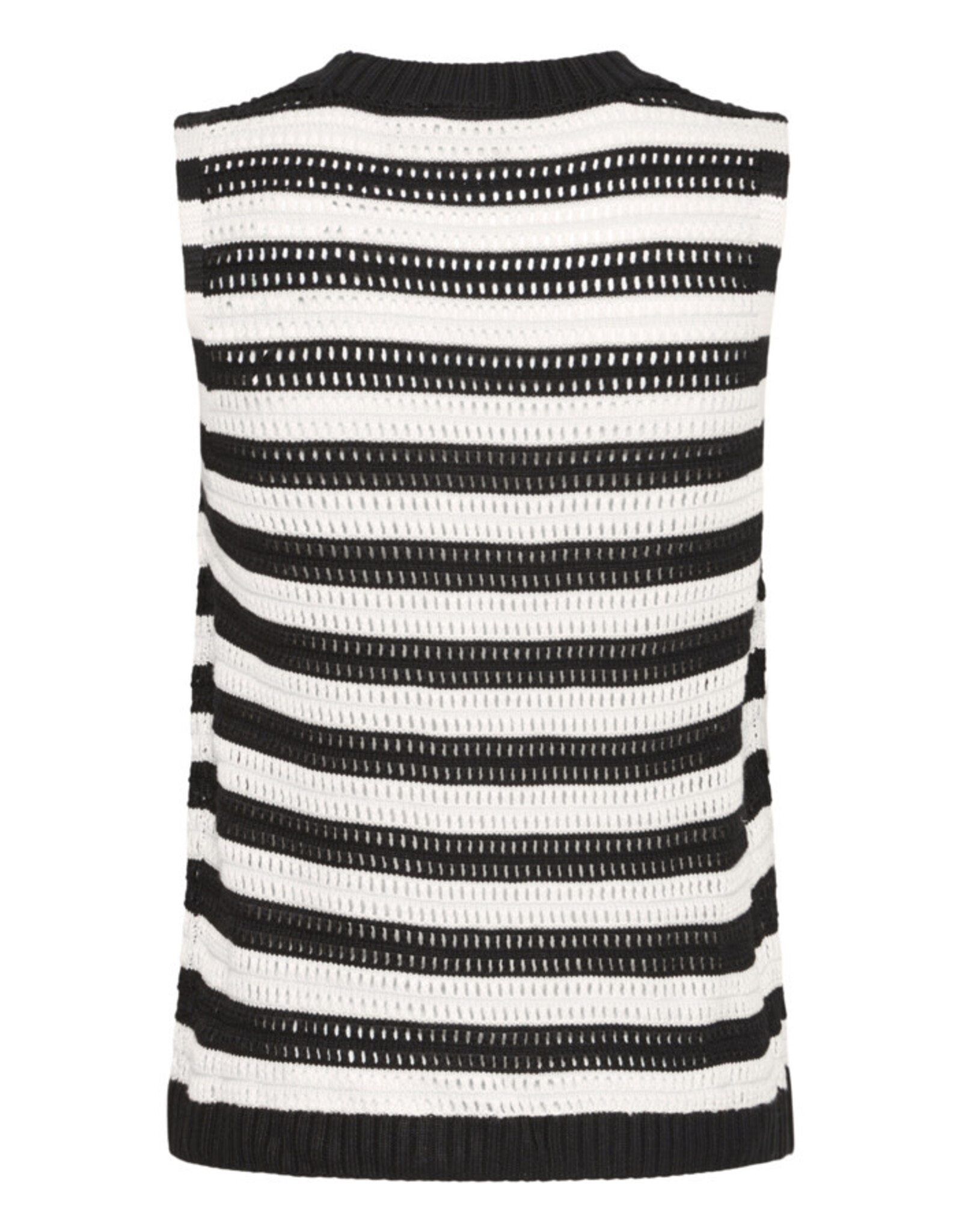 ICHI ICHI - Tuesday Sleeveless Top (Black / White Stripe)
