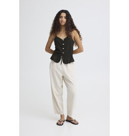 ICHI ICHI - Linno Button Up Tank (Black)