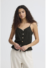 ICHI ICHI - Linno Button Up Tank (Black)