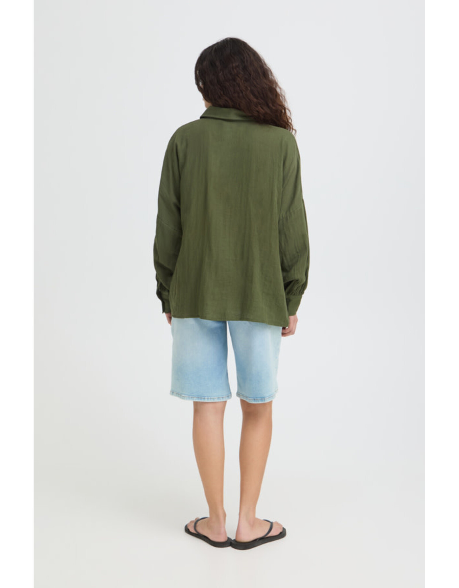 ICHI ICHI - Foxa Button Up Shirt (Grape Leaf)