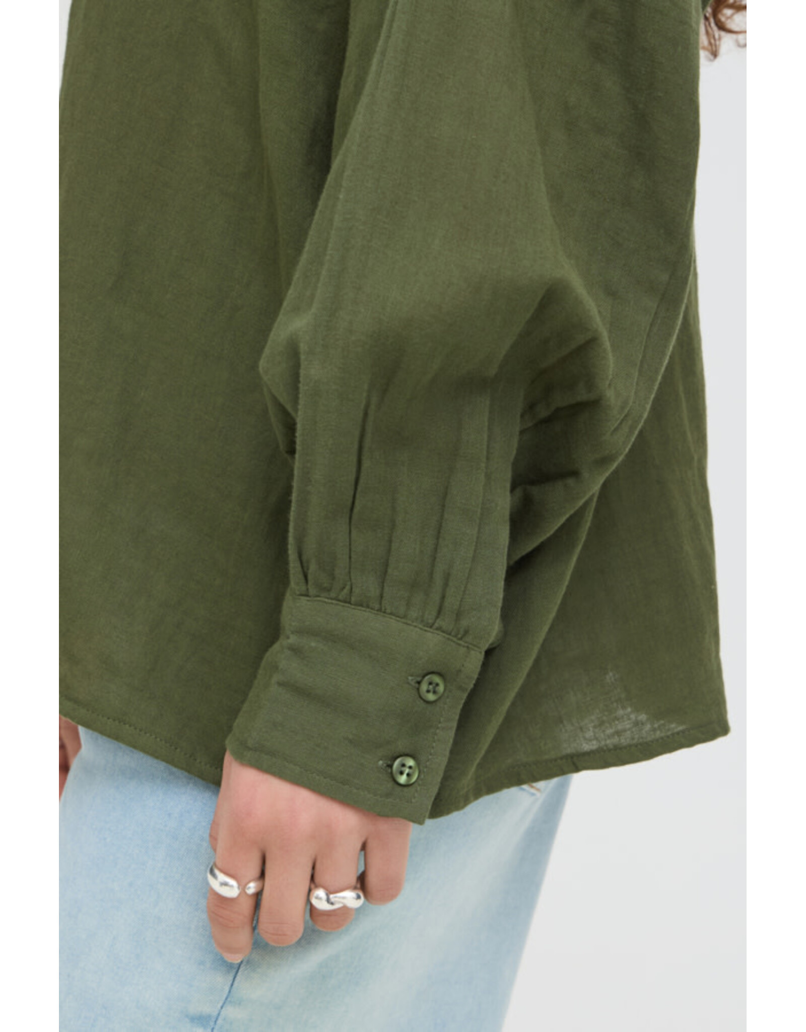 ICHI ICHI - Foxa Button Up Shirt (Grape Leaf)