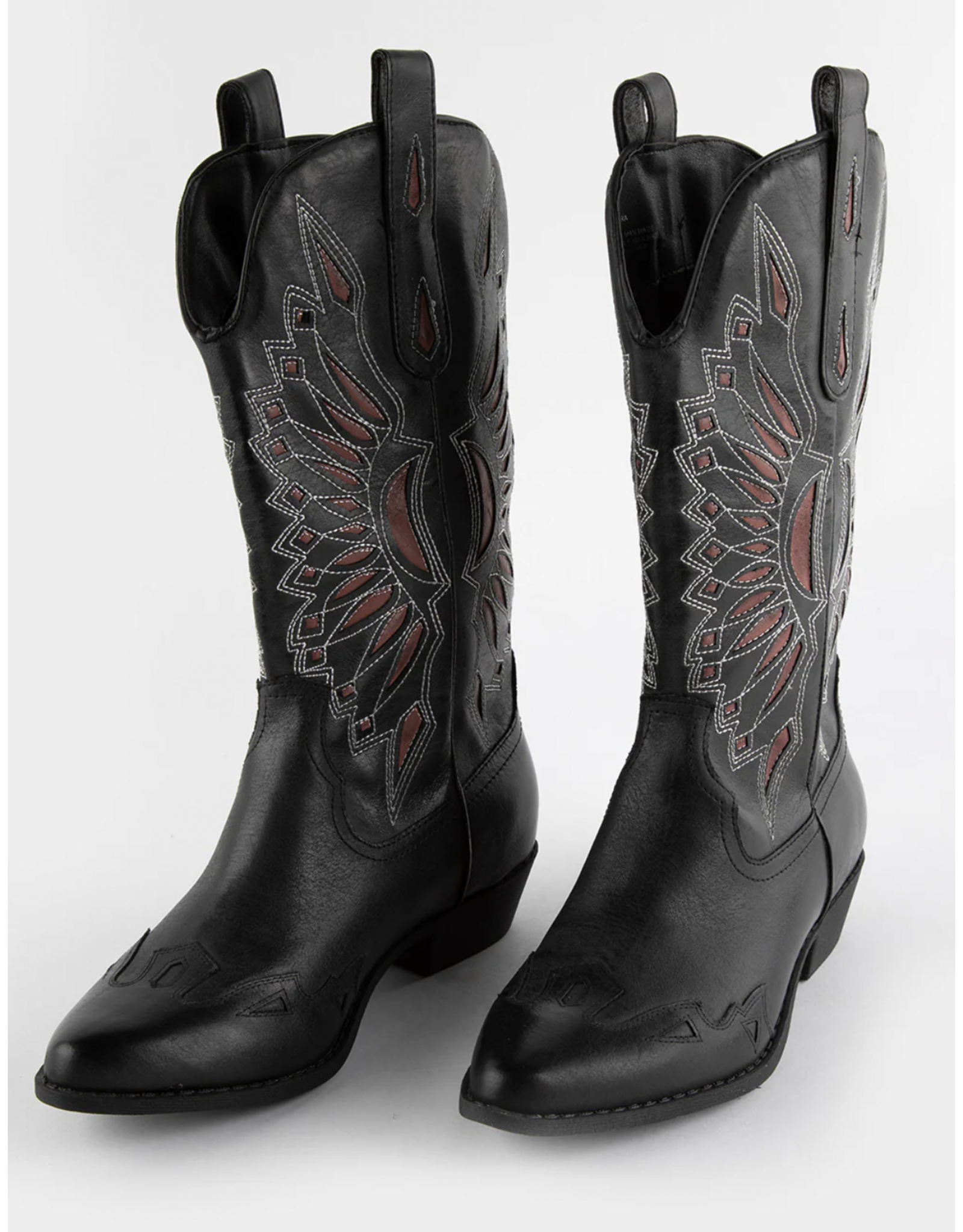 Matisse Matisse - Bandera Western Boot (Black / Red)