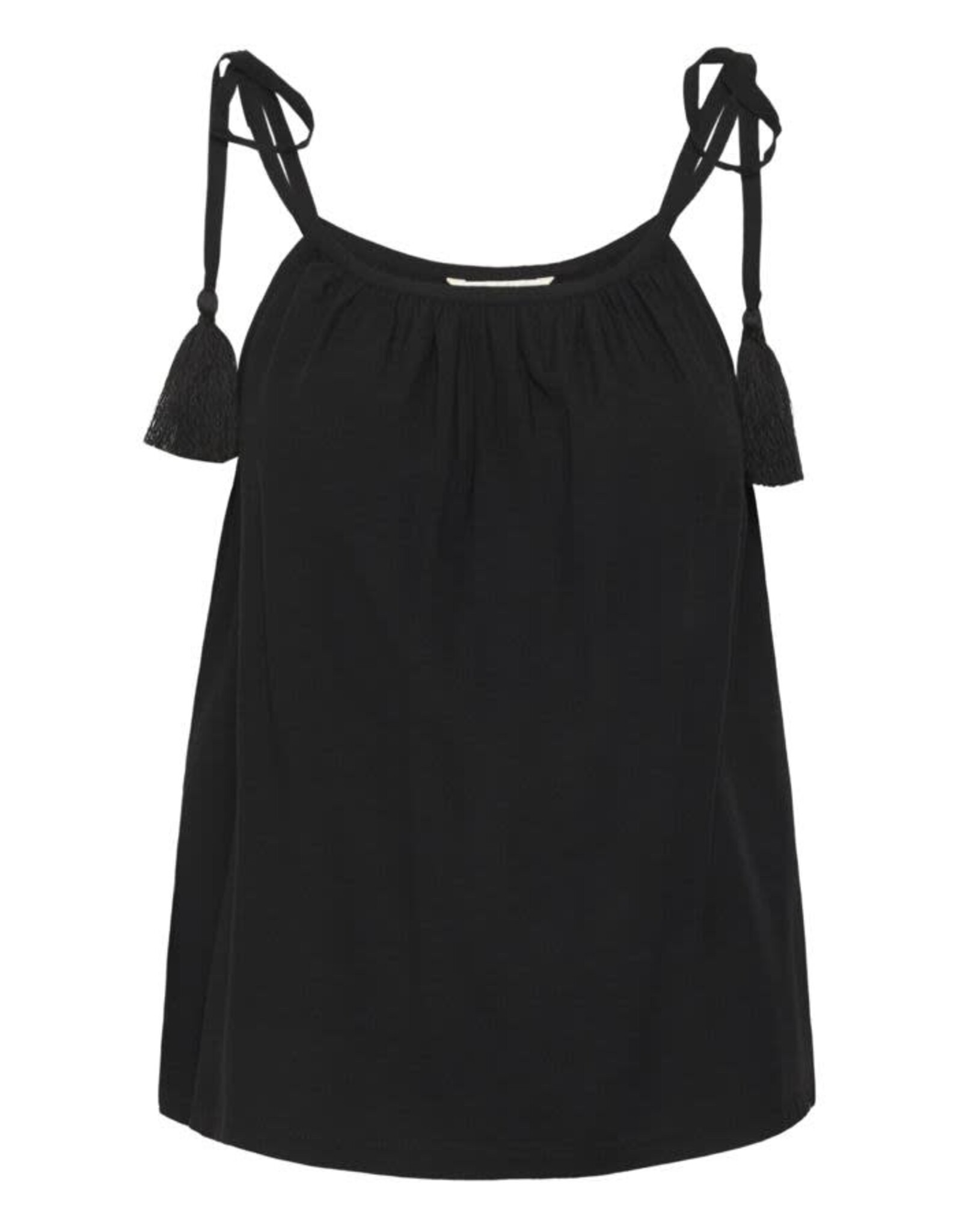 Cream Cream - Tiah Strappy Tank (Pitch Black)