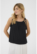 Cream Cream - Tiah Strappy Tank (Pitch Black)