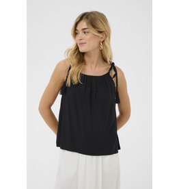 Cream Cream - Tiah Strappy Tank (Pitch Black)