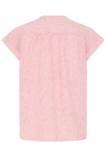 b.young b.young - Izola Short Sleeve Button Up (Molten Lava)