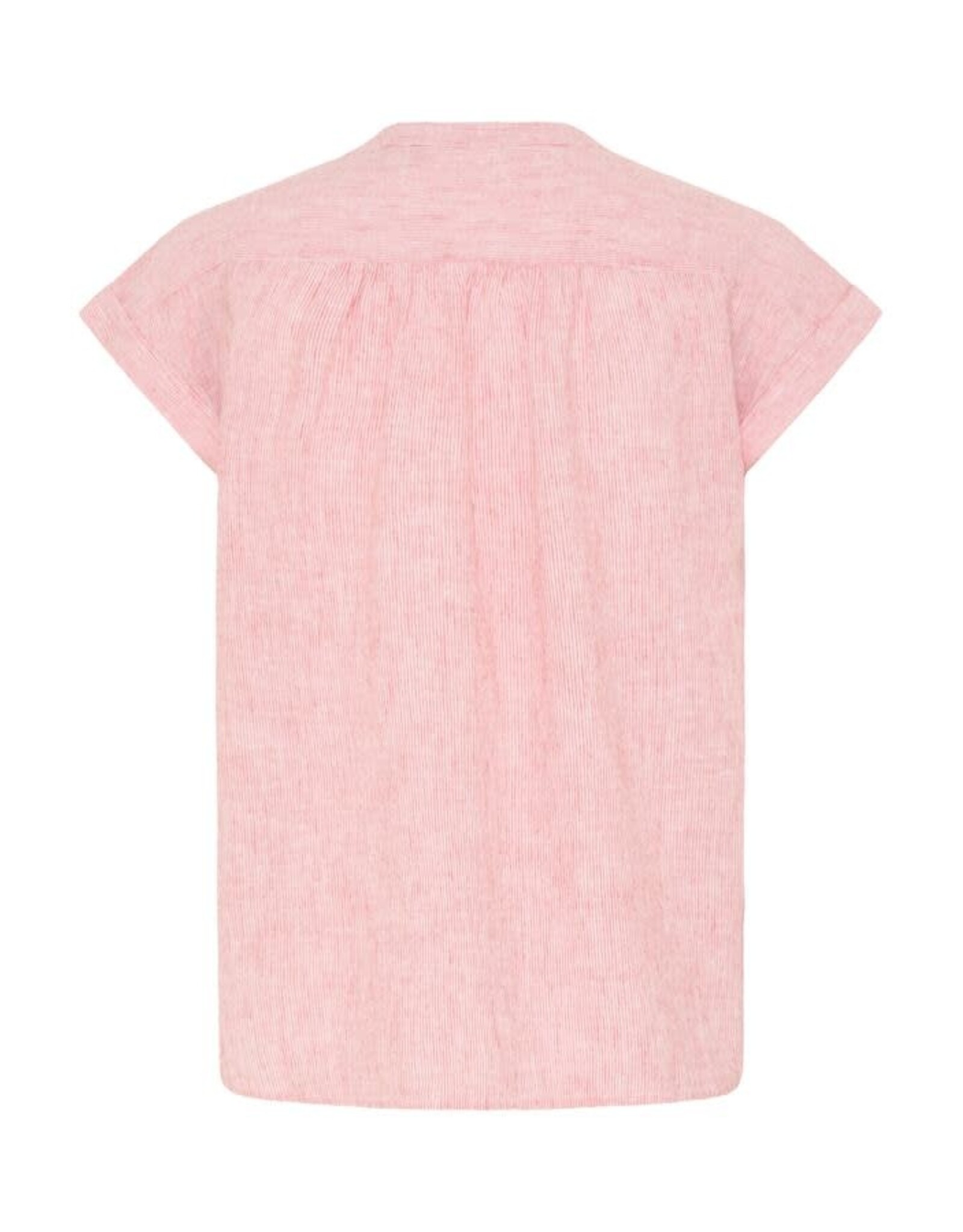 b.young b.young - Izola Short Sleeve Button Up (Molten Lava)