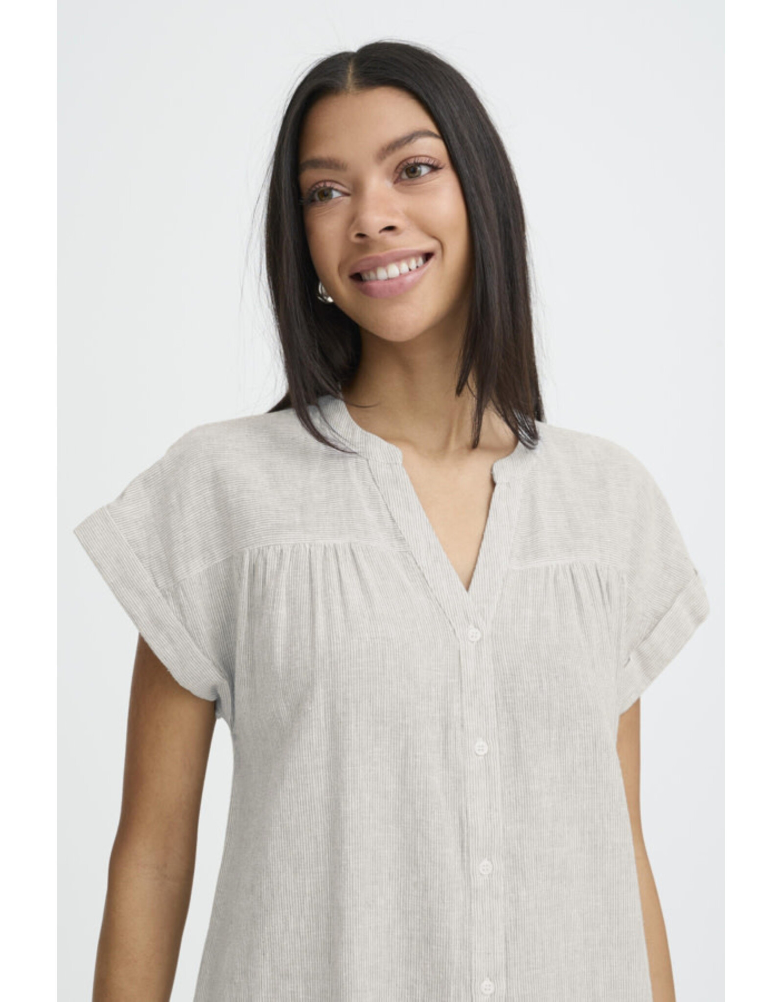 b.young b.young - Izola Short Sleeve Dress (Vetiver)