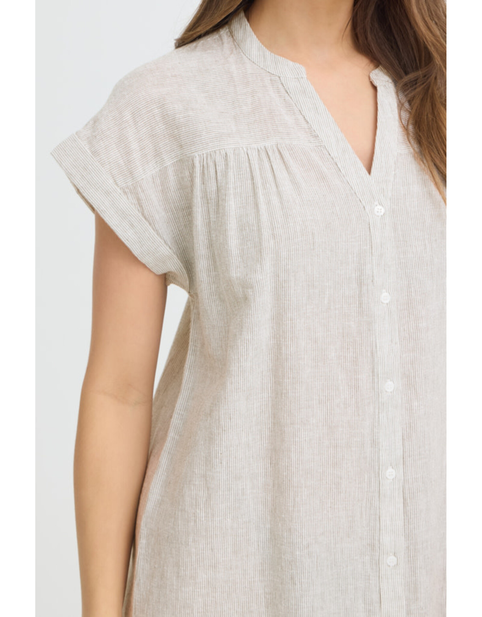 b.young b.young - Izola Short Sleeve Dress (Vetiver)