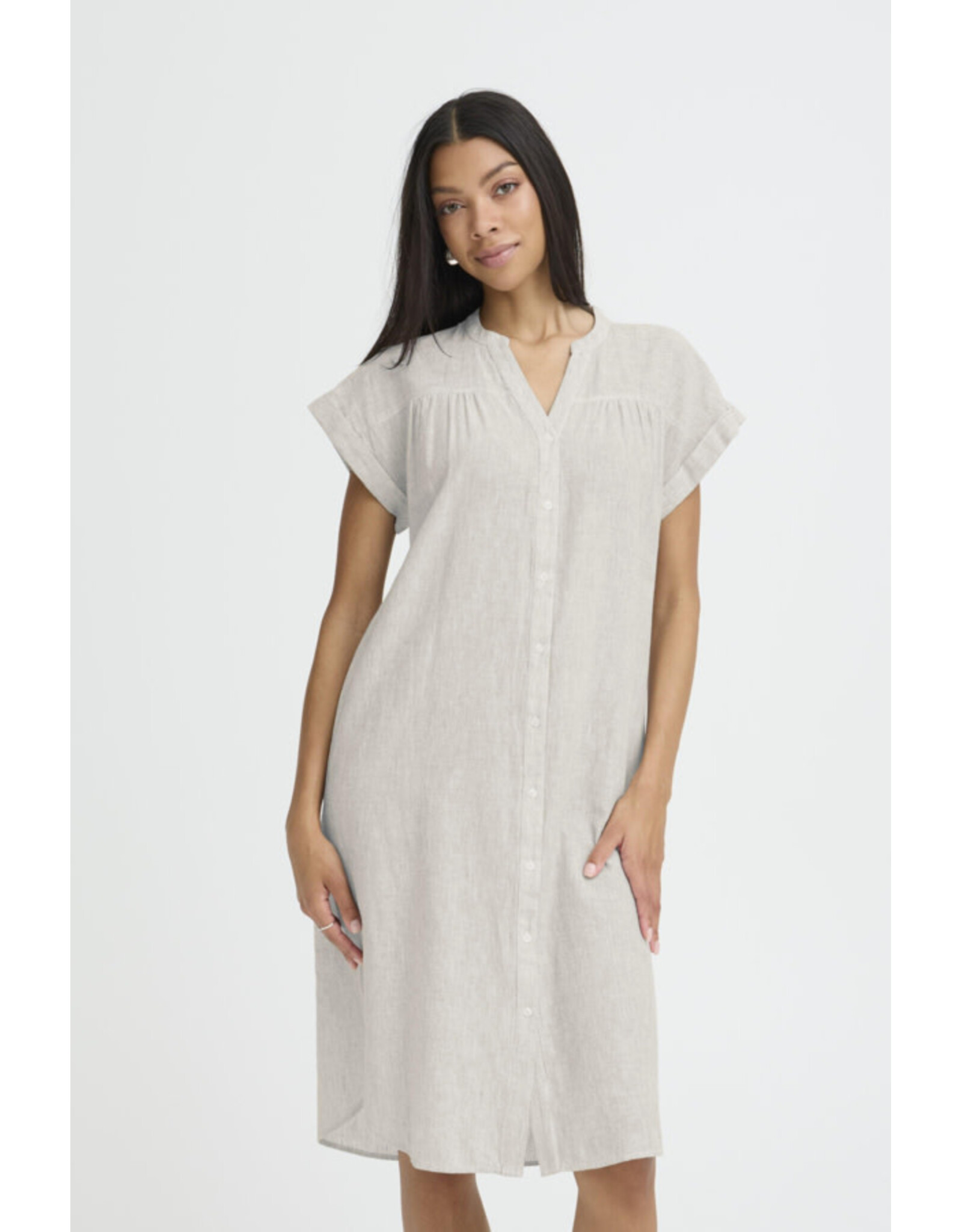 b.young b.young - Izola Short Sleeve Dress (Vetiver)