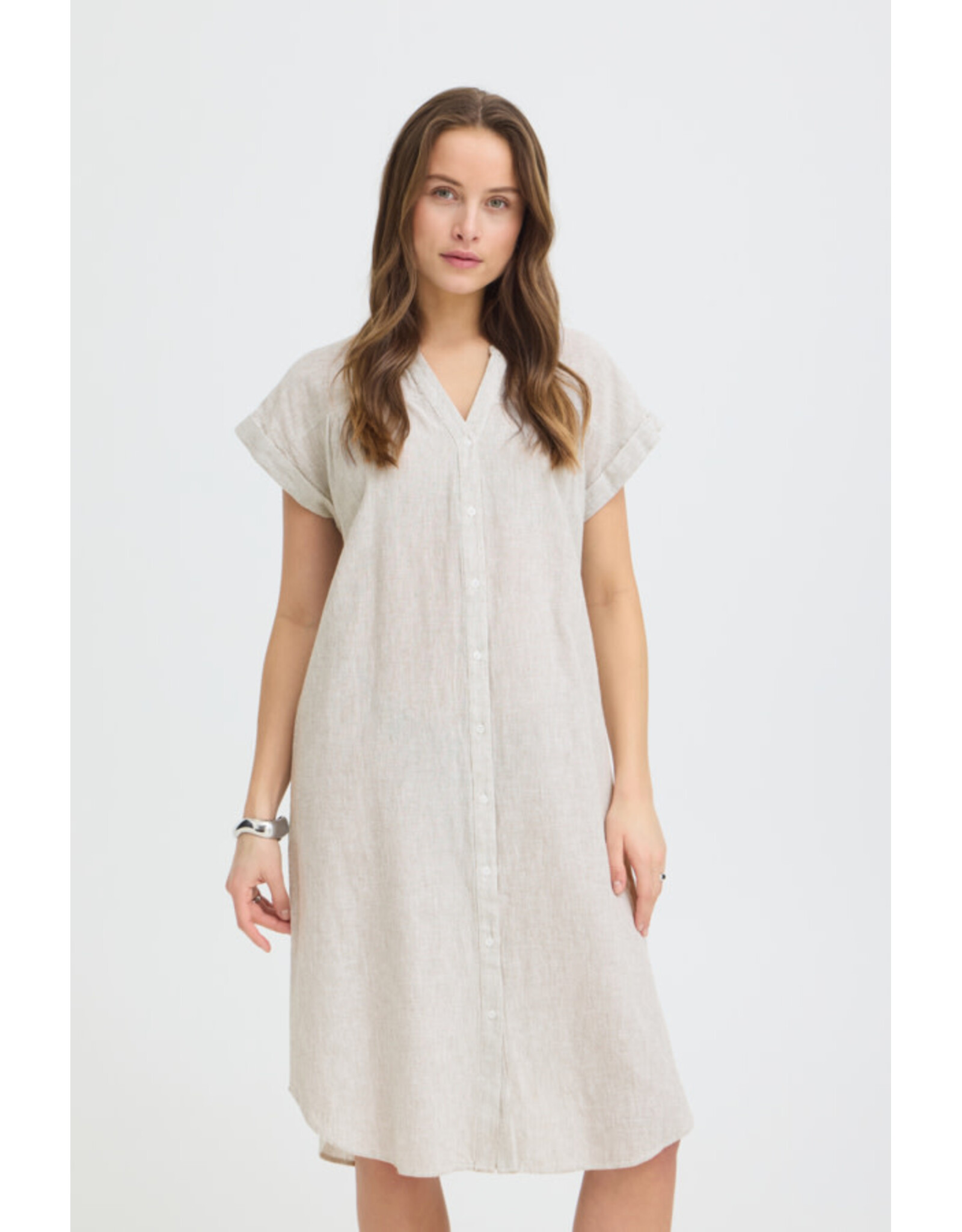 b.young b.young - Izola Short Sleeve Dress (Vetiver)