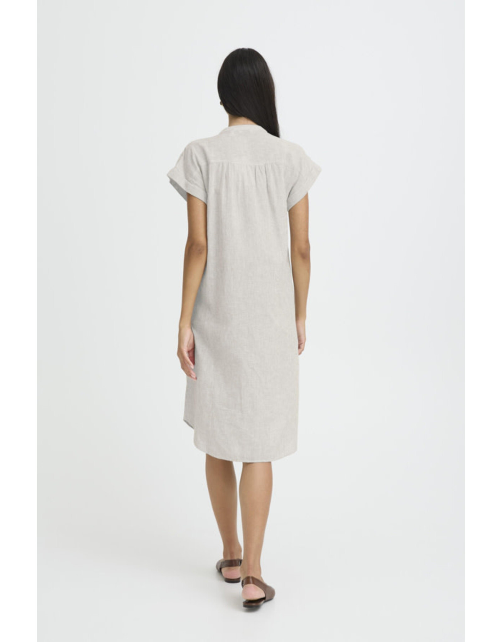 b.young b.young - Izola Short Sleeve Dress (Vetiver)
