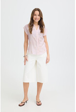 b.young b.young - Silas Short Sleeve Button Up (Pink Stripe)