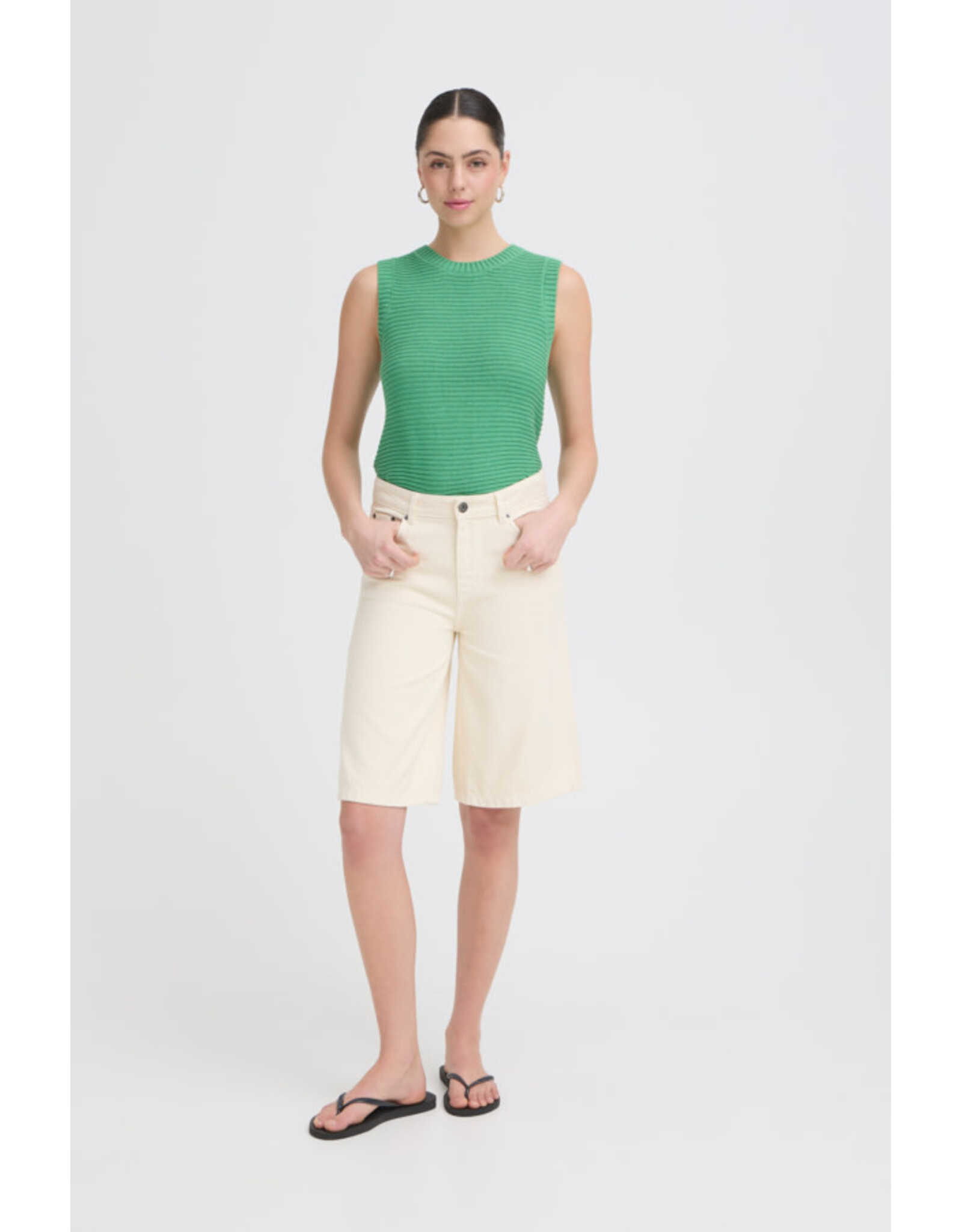 ICHI ICHI - Kirsten Bermuda Short (Birch)