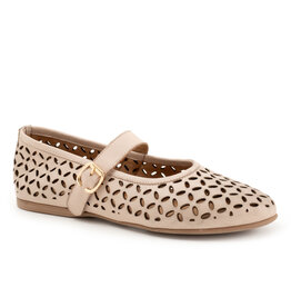 Bueno Bueno - Kehlani Perforated Mary Jane Flat (Blush)