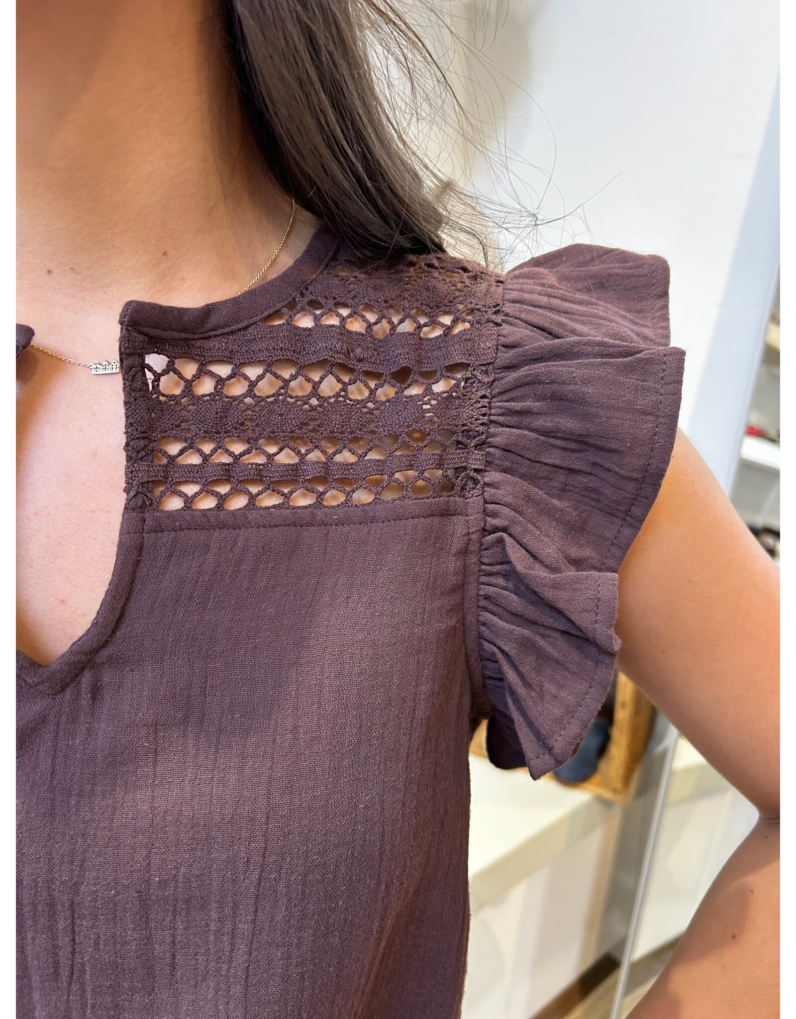 b.young b.young - Iberlin Blouse (French Roast)