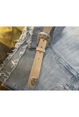 Medike Landes Medike Landes - Candace leather belt (beige)