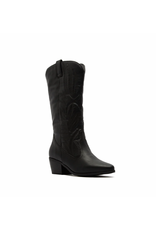 Qupid Montana western boot (Black Crinkle)