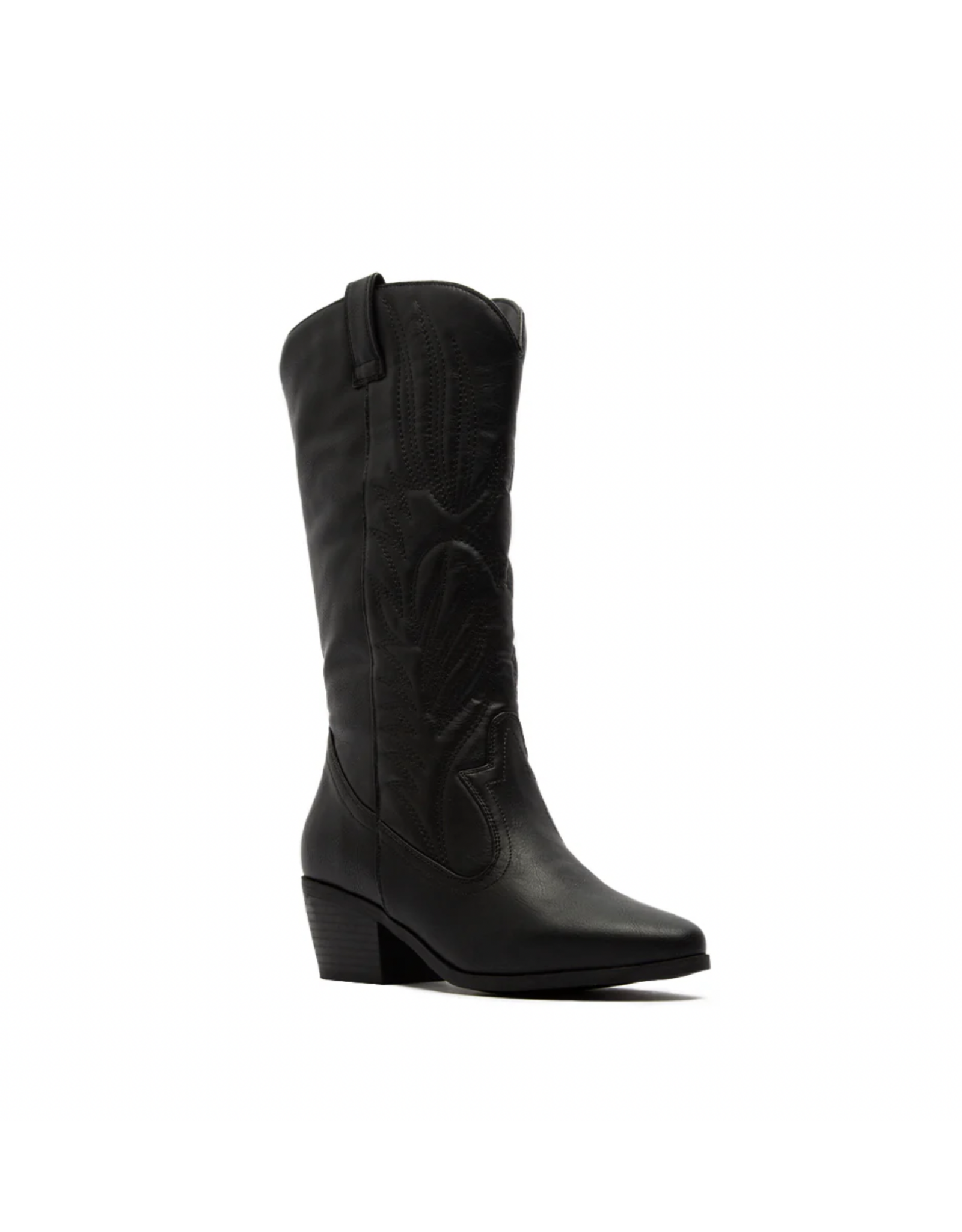 Qupid Montana western boot (Black Crinkle)