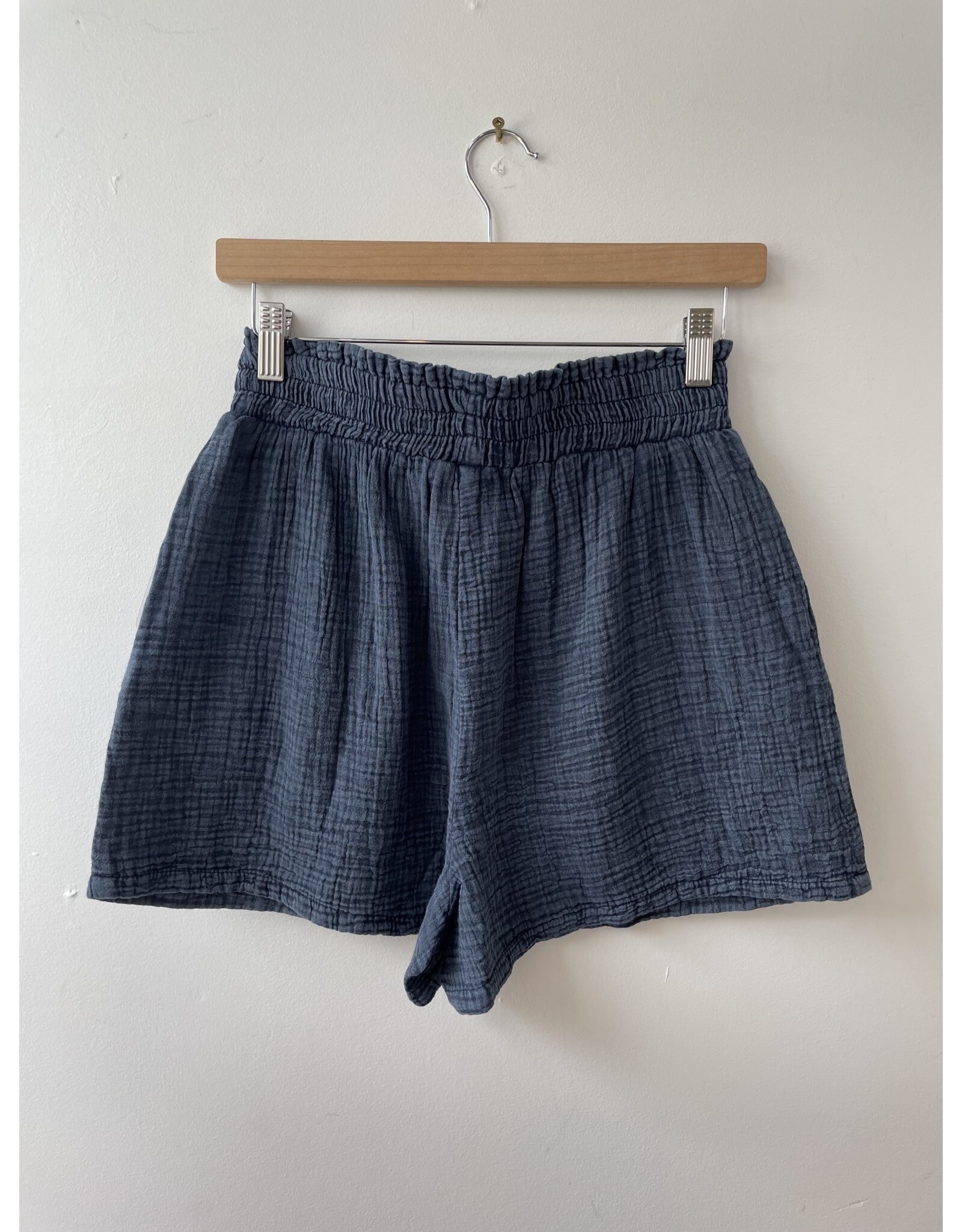 RD Style RD Style - Elowen Bubble Gauze Shorts (Ink)