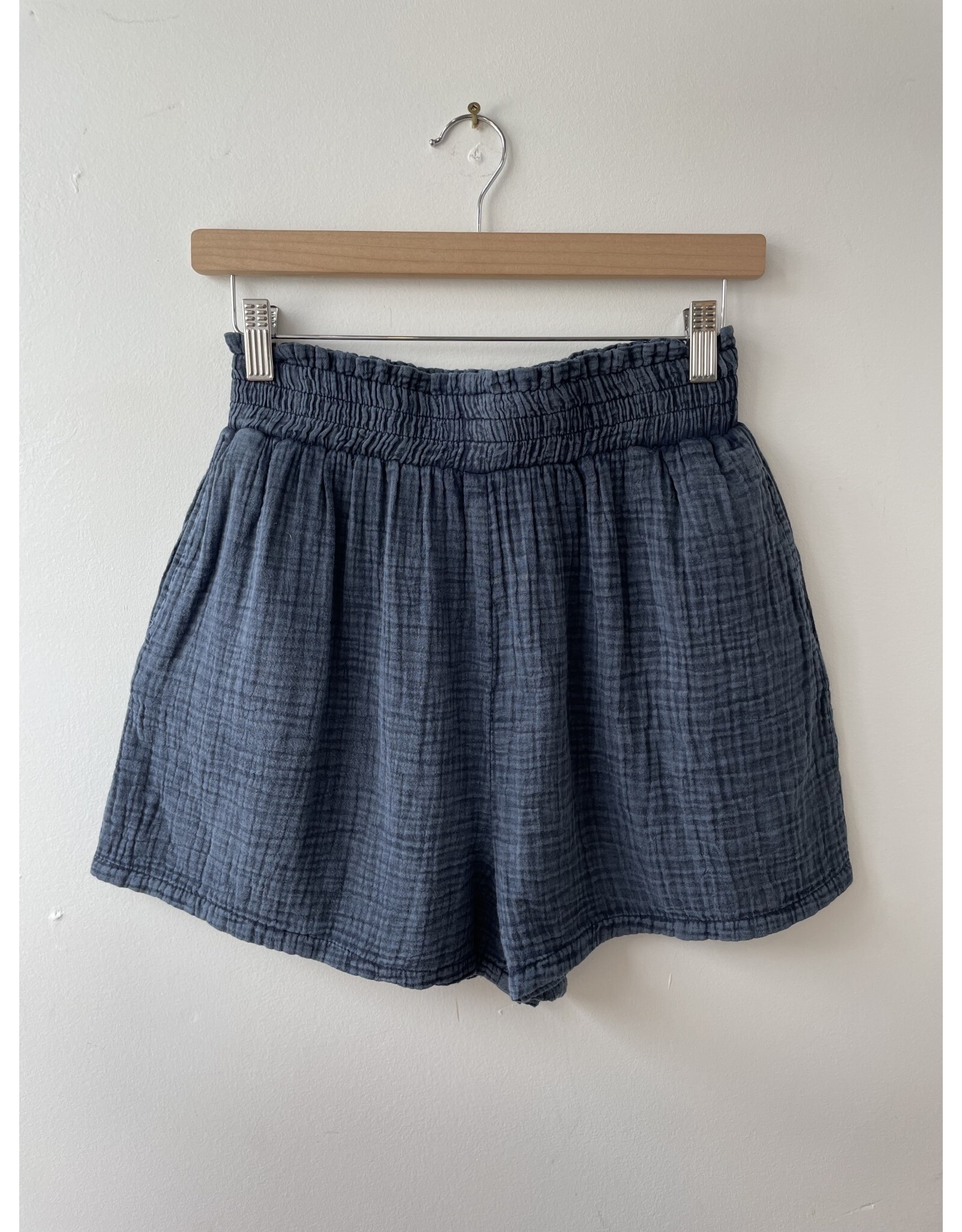 RD Style RD Style - Elowen Bubble Gauze Shorts (Ink)