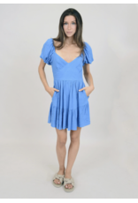 RD Style RD Style - Floret puff sleeve tiered dress (Riviera)