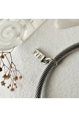 Pika & Bear Pika & Bear - Ascot Chain Bracelet with Buckle Clasp - Silver