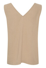 Kaffe Kaffe - Milia Top (Chinchilla)