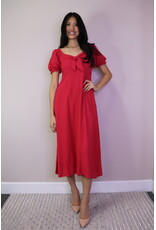 Papillon Papillon - Off the Shoulder Midi Dress (Red)