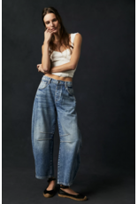 Free people Free People - Good Luck Midrise Barrel Jean (Ultra Light)