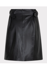 EsQualo EsQualo - Vegan Leather Short Skirt (Black)