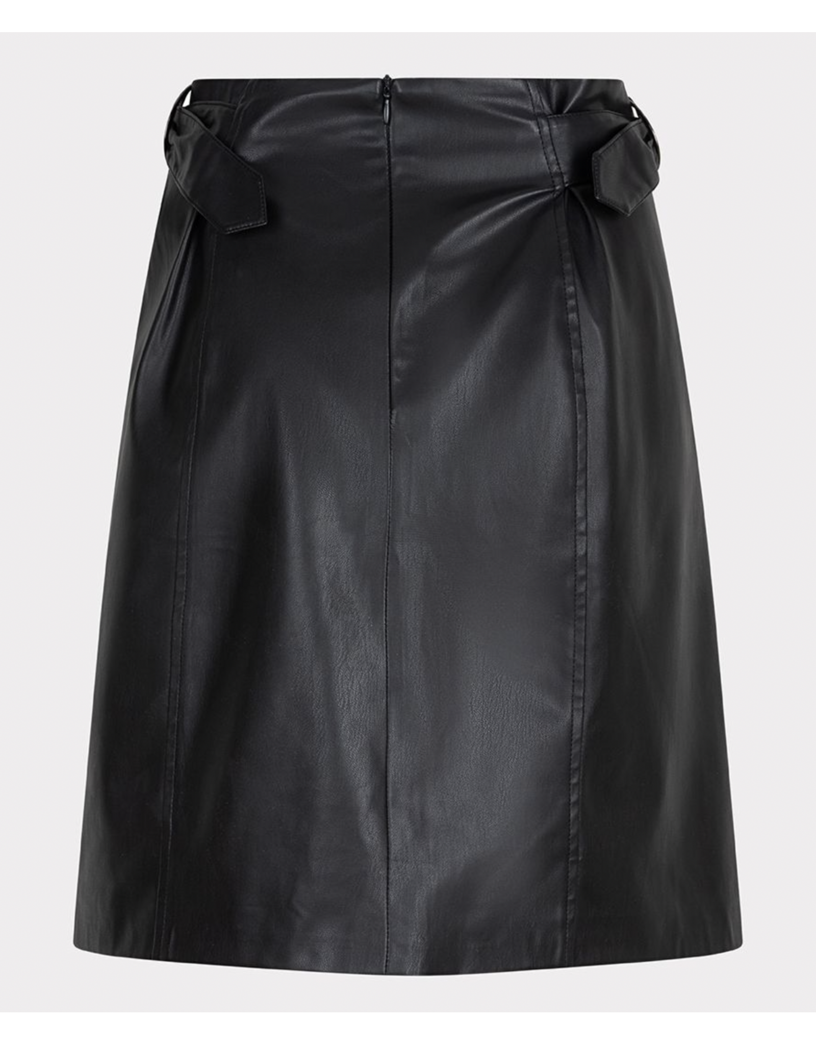 EsQualo EsQualo - Vegan Leather Short Skirt (Black)