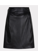 EsQualo EsQualo - Vegan Leather Short Skirt (Black)