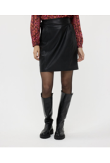 EsQualo EsQualo - Vegan Leather Short Skirt (Black)
